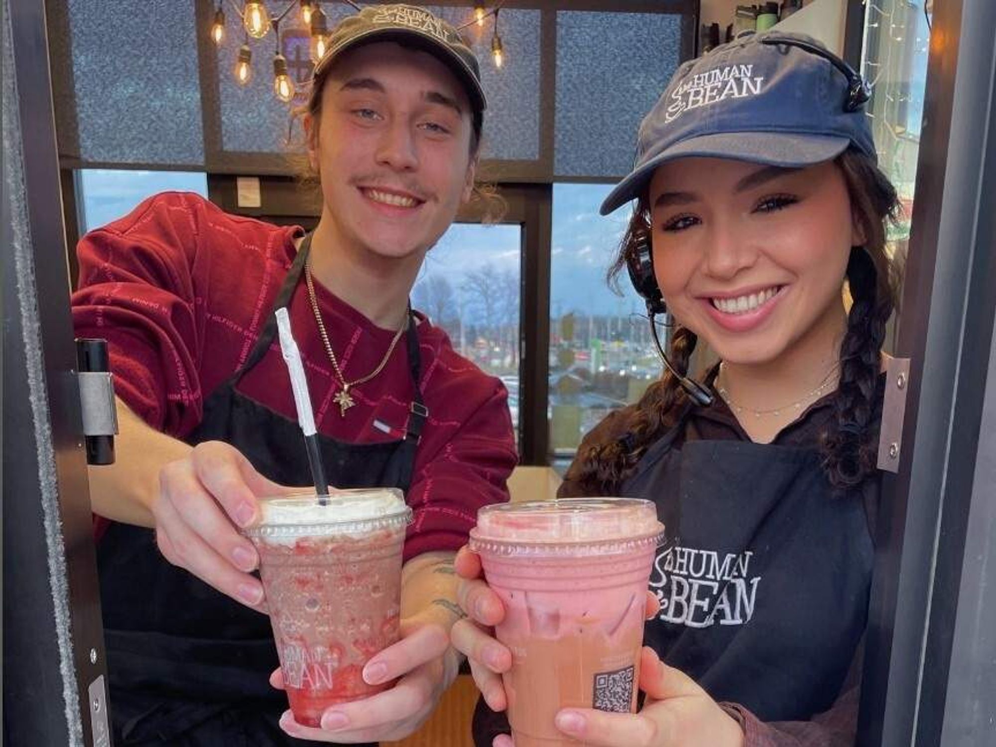 Human Bean drive-thru workers