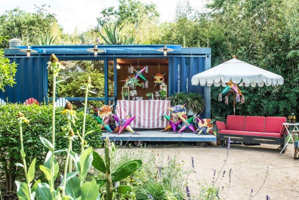 Ivy Hall San Antonio shipping container bar