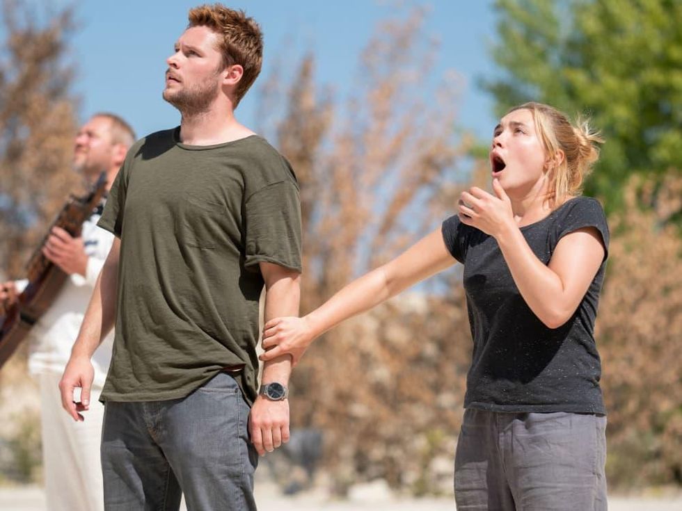 Jack Reynor and Florence Pugh in Midsommar