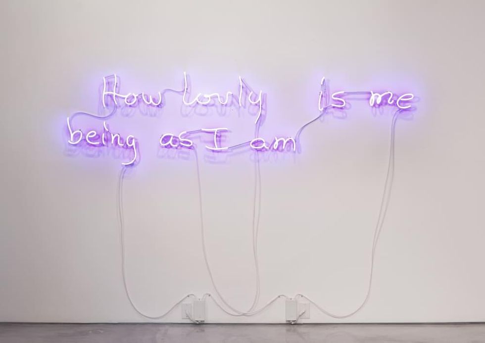 Jacolby Satterwhite neon sign