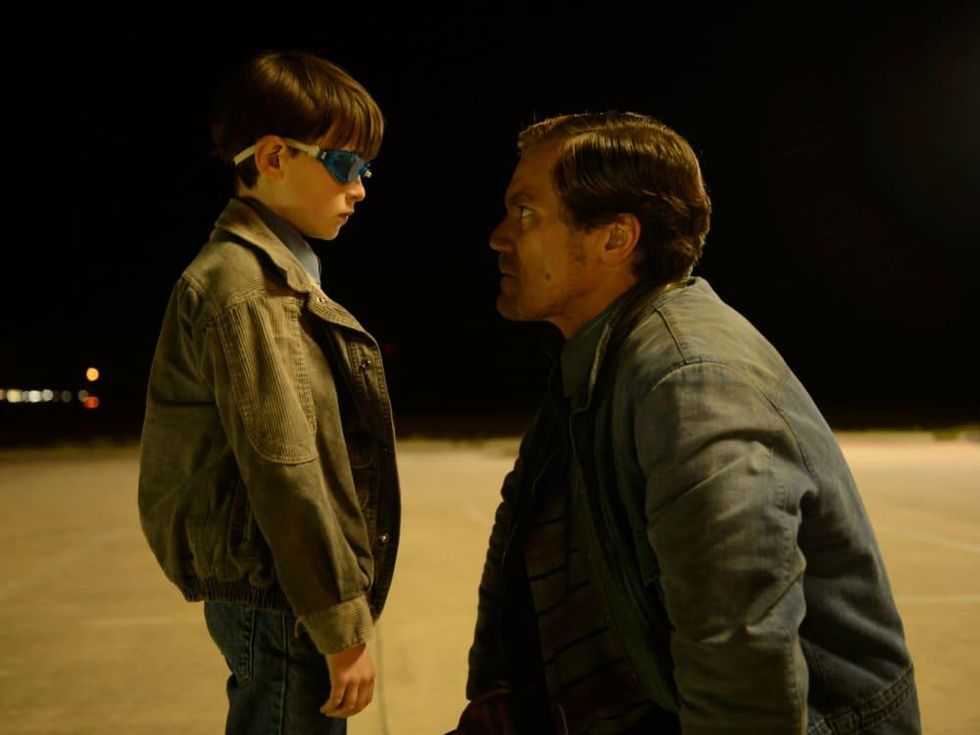 Jaeden Lieberher and Michael Shannon in Midnight Special