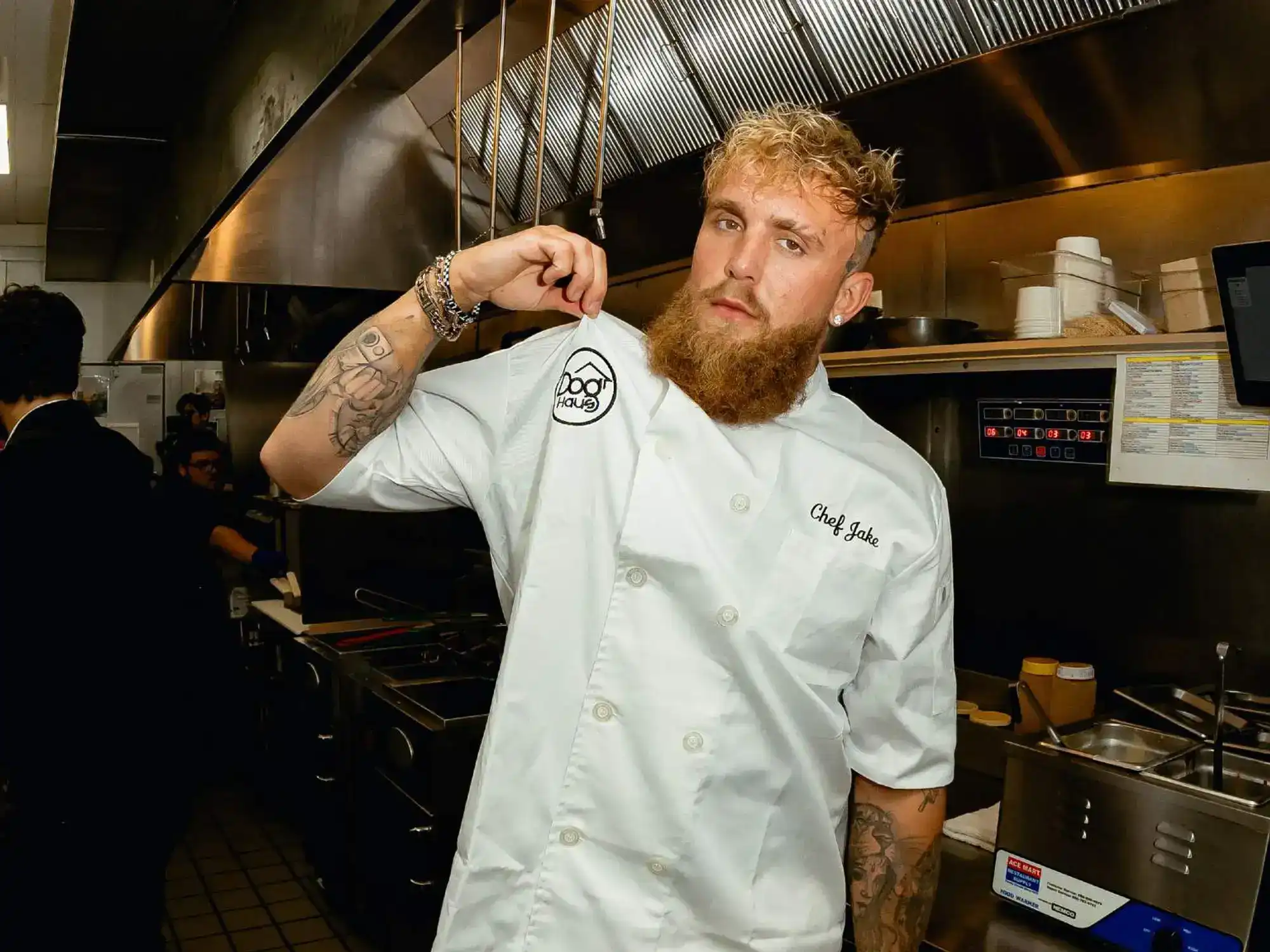 Jake Paul at Dog Haus