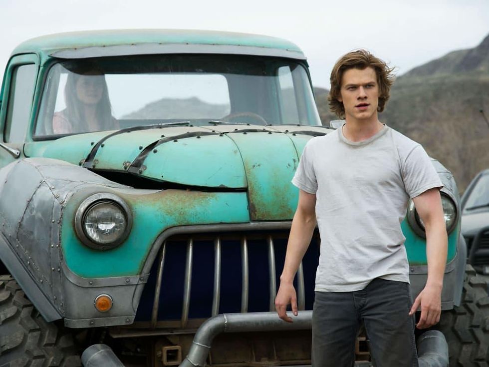 Jane Levy and Lucas Till in Monster Trucks