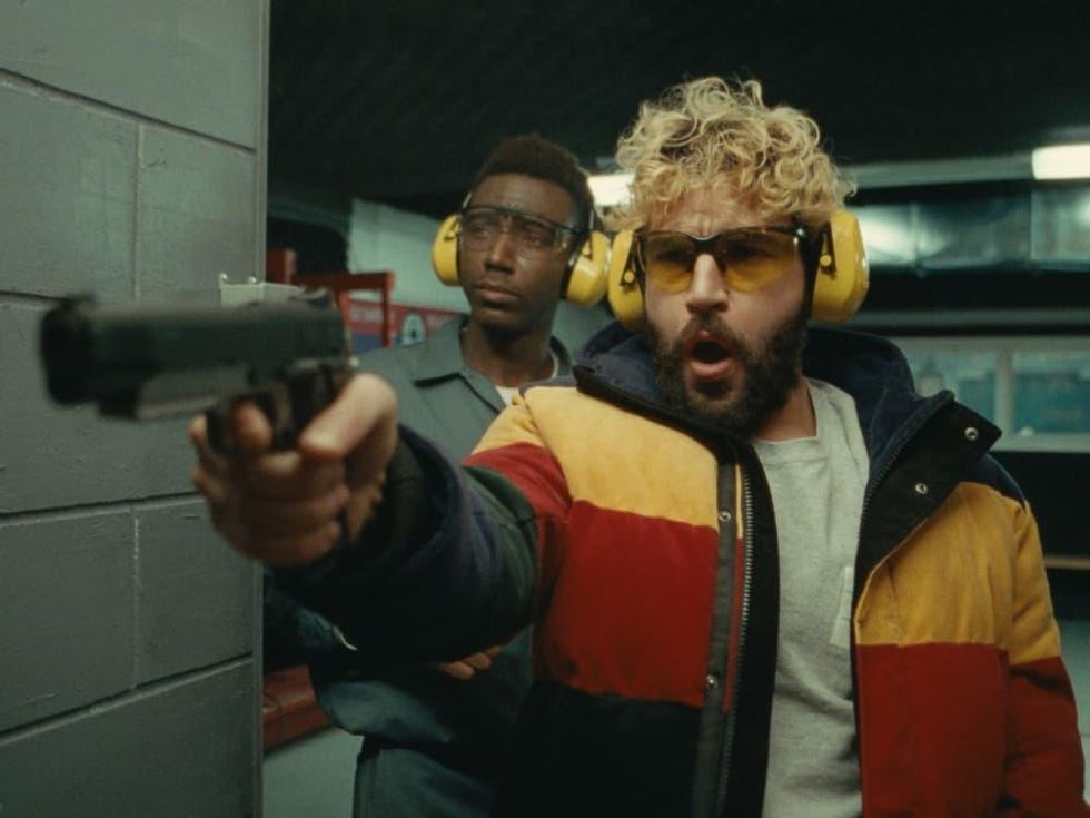 Jerrod Carmichael and Christopher Abbott in On the Count of Three