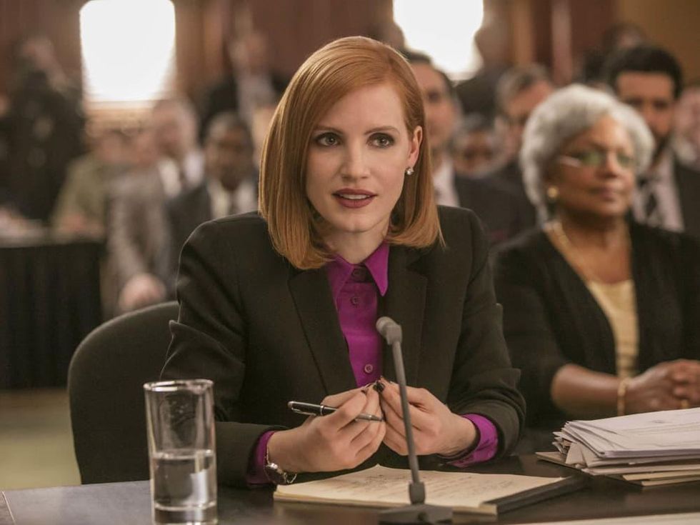Jessica Chastain in Miss Sloane
