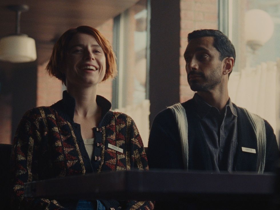 Jessie Buckley and Riz Ahmed in Fingernails