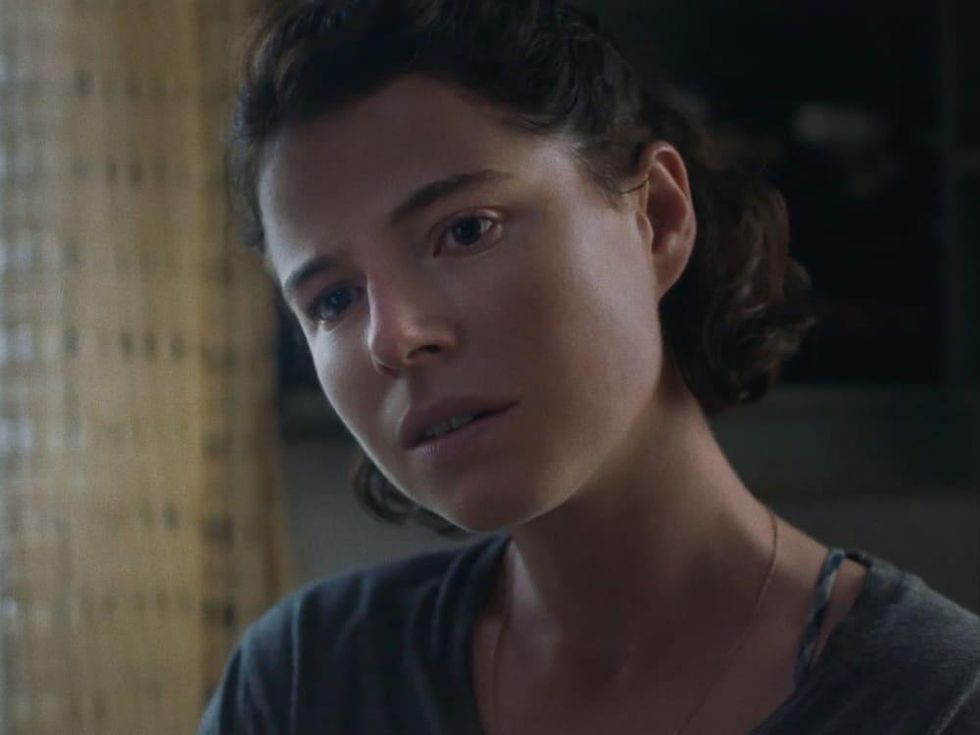 Jessie Buckley in The Lost Daughter