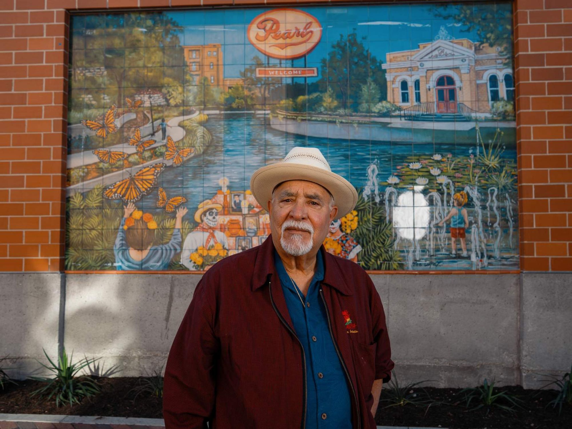 Joe Lopez Pearl mural San Antonio