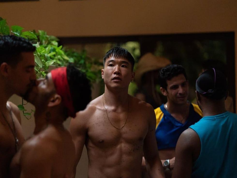 Joel Kim Booster in Fire Island