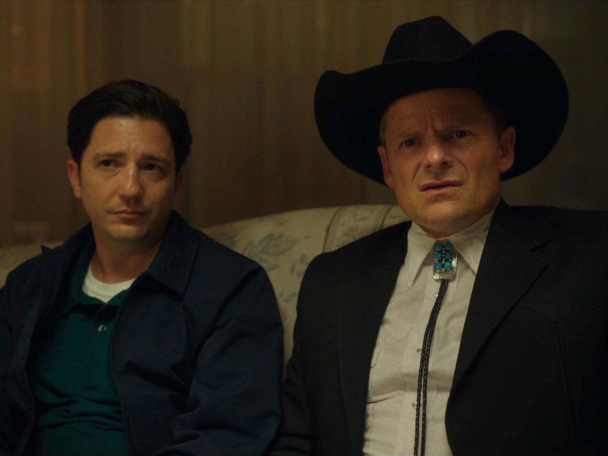 John Magaro and Steve Zahn in LaRoy, Texas