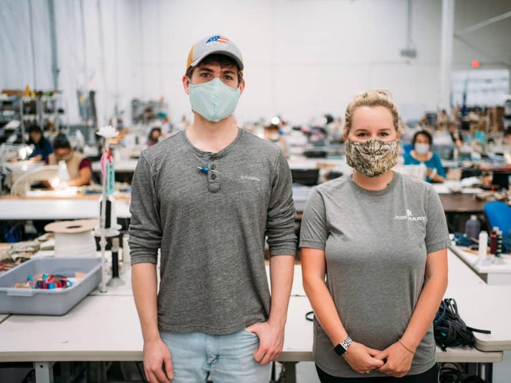 Jon hard designs covid-19 fabric face masks factory