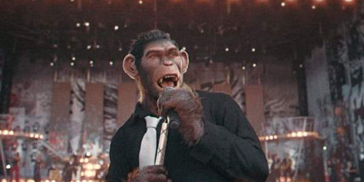 English pop star is weirdly regular as an ape in biopic Higher Man English pop star is weirdly regular as an ape in biopic Higher Man