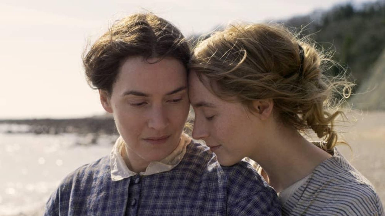 Kate Winslet and Saoirse Ronan in Ammonite