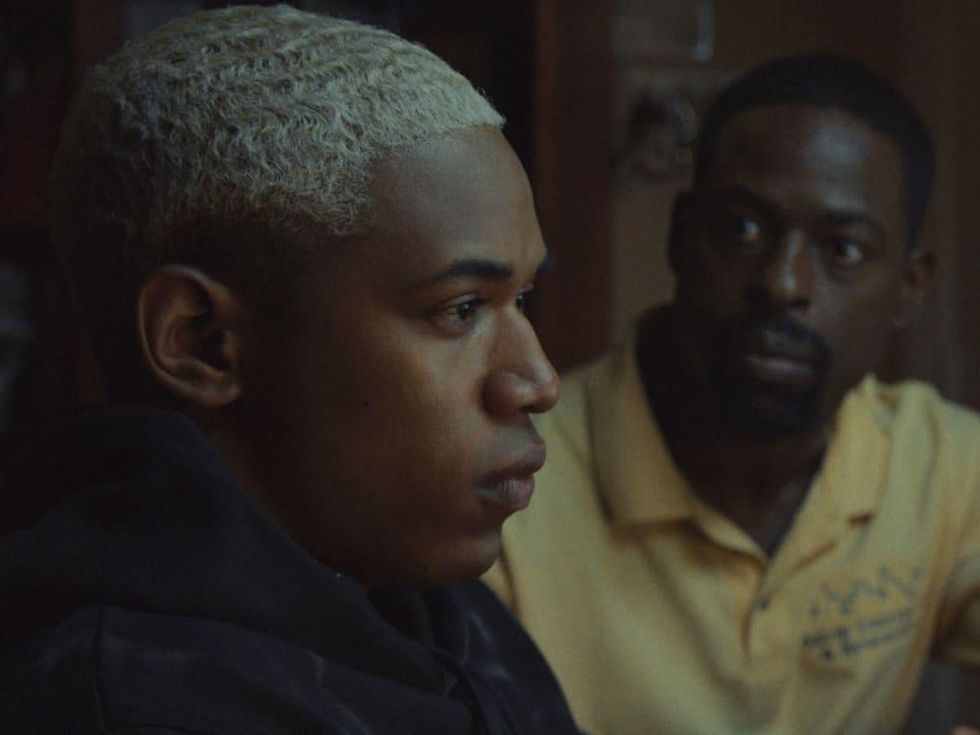 Kelvin Harrison Jr. and Sterling K. Brown in Waves