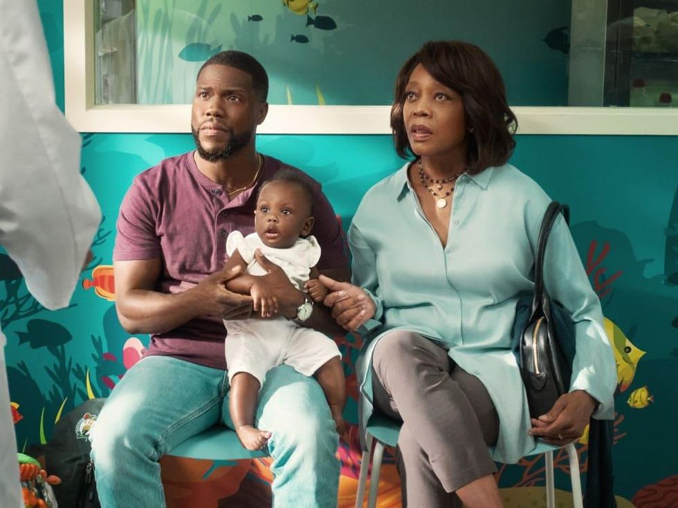 Kevin Hart and Alfre Woodard in Fatherhood