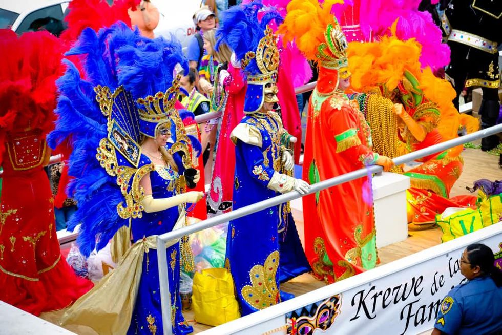 Krewe of Krewe parade in Lake Charles
