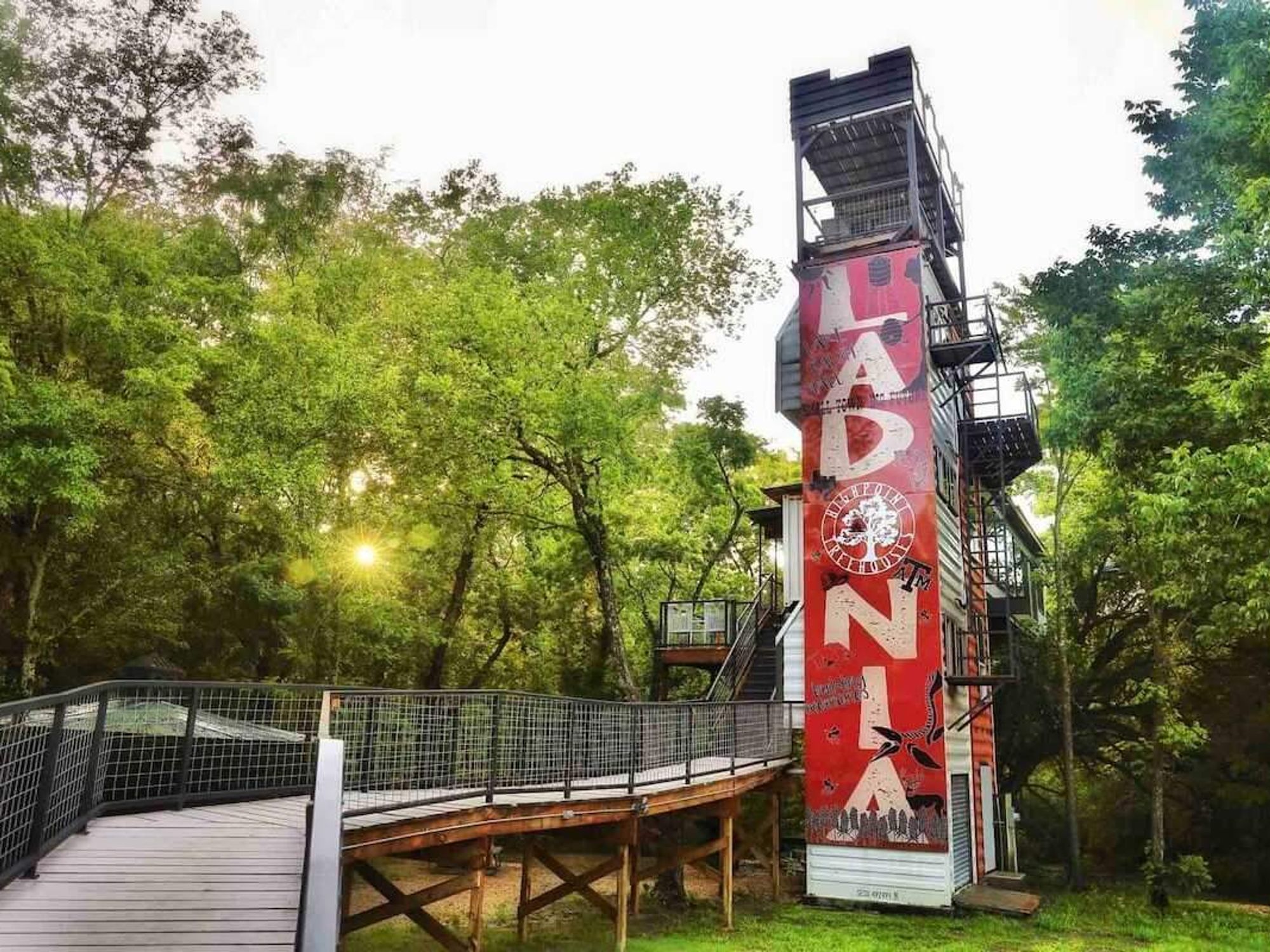 Ladonia Air Castle Treehouse Airbnb