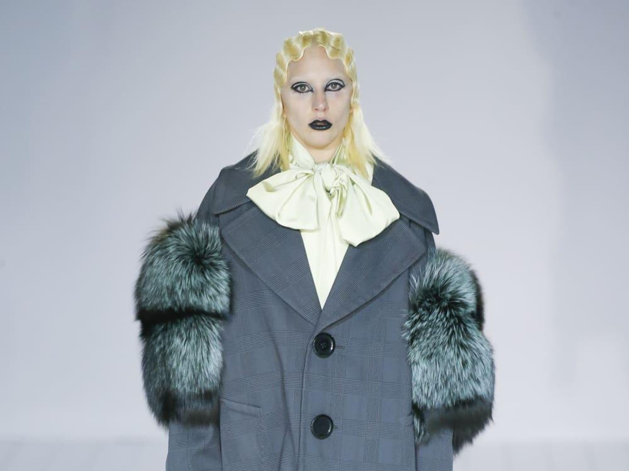 Lady Gaga at Marc Jacobs fall 2016 show