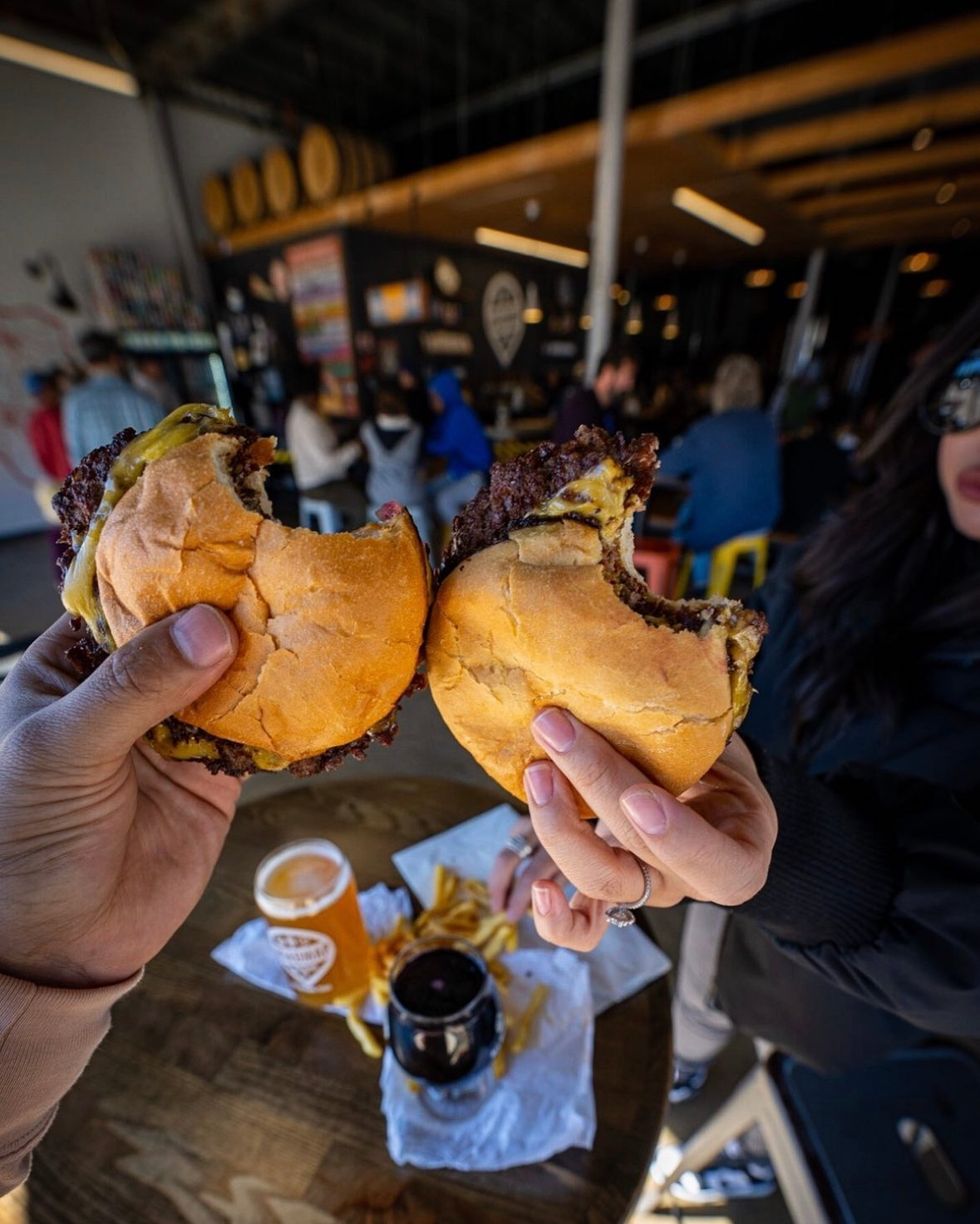 Last Place Burger at Roadmap Brewing