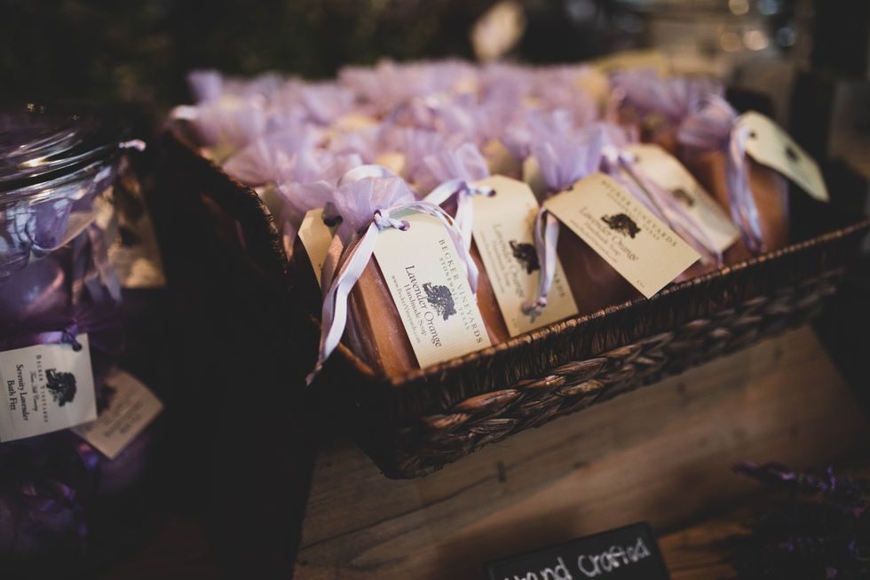 Lavender soap at Becker Vineyards