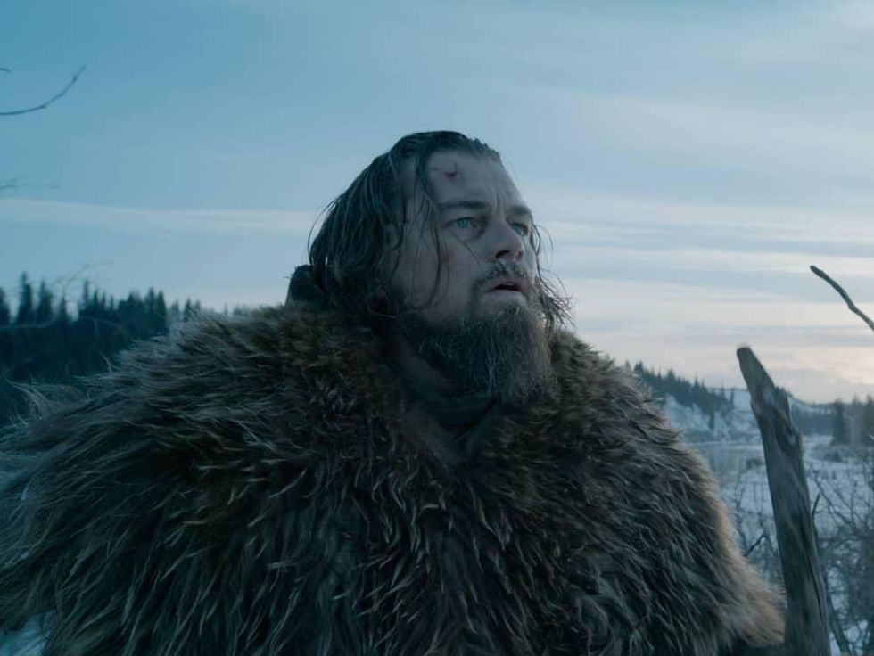 Leonardo DiCaprio in The Revenant