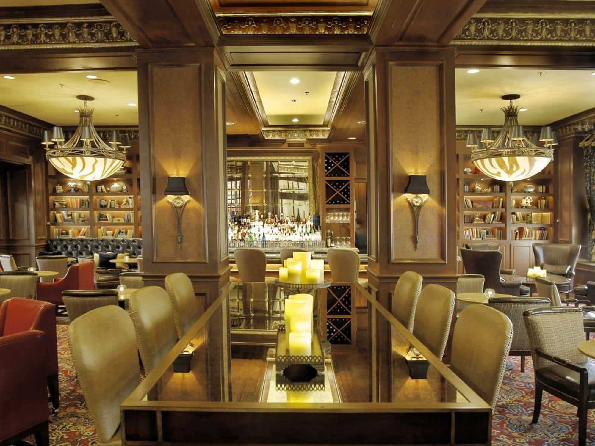 Library Bar at the Warwick Melrose Hotel Dallas