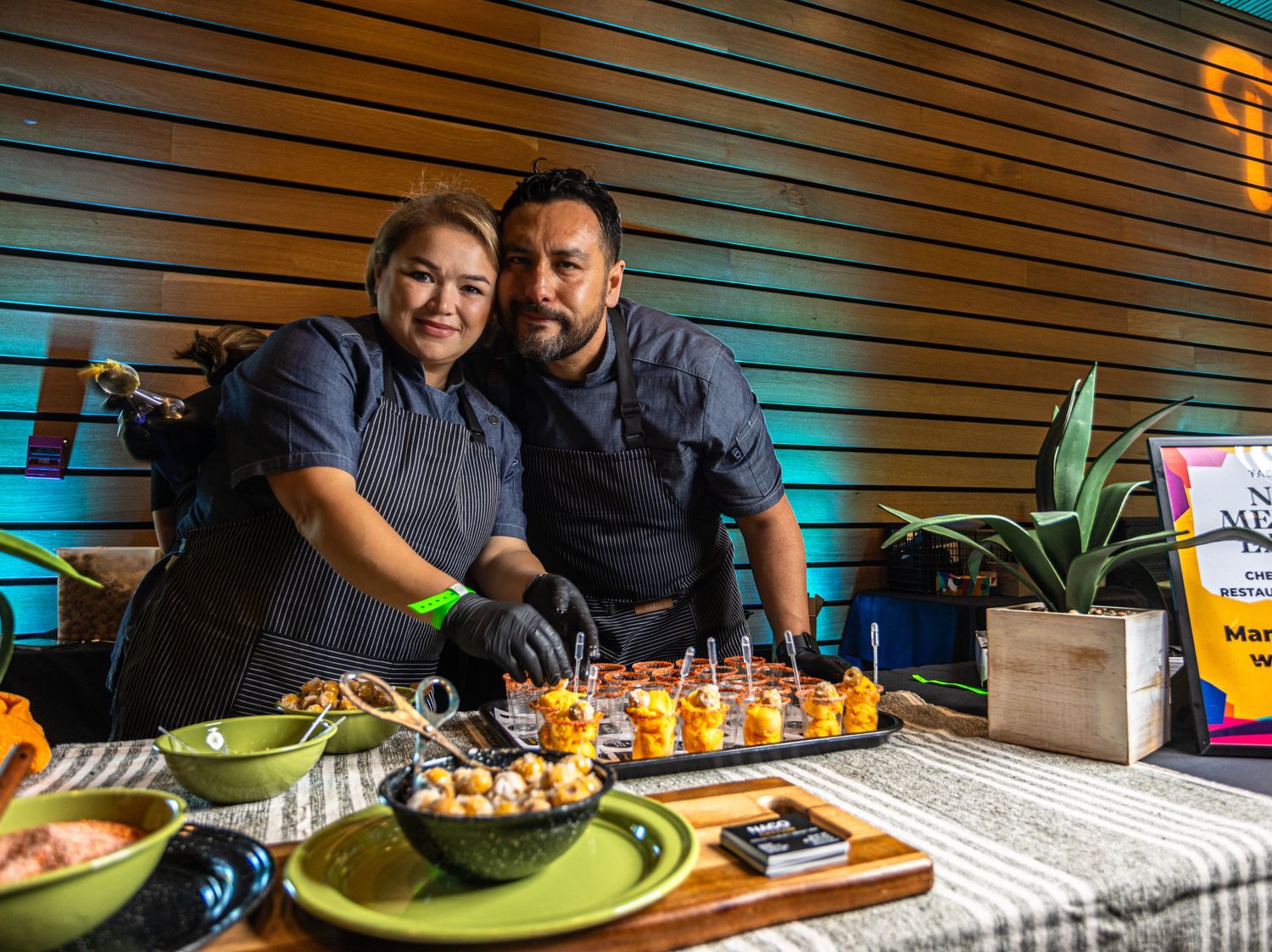 Lizzeth Martinez and Francisco Estrada of Naco Mexican Eatery San Antonio Tastemaker Awards