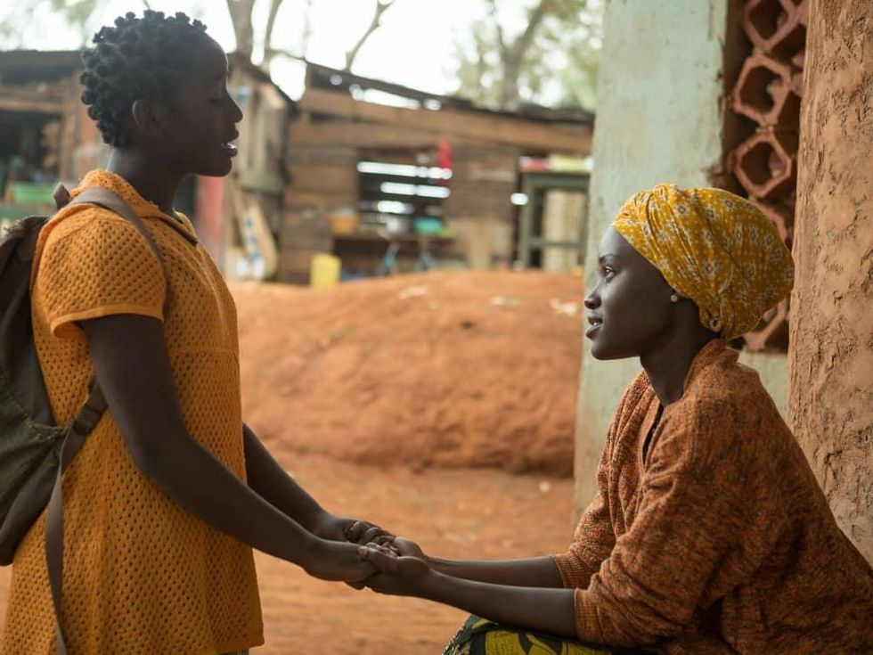 Madina Nalwanga and Lupita Nyong'o in Queen of Katwe