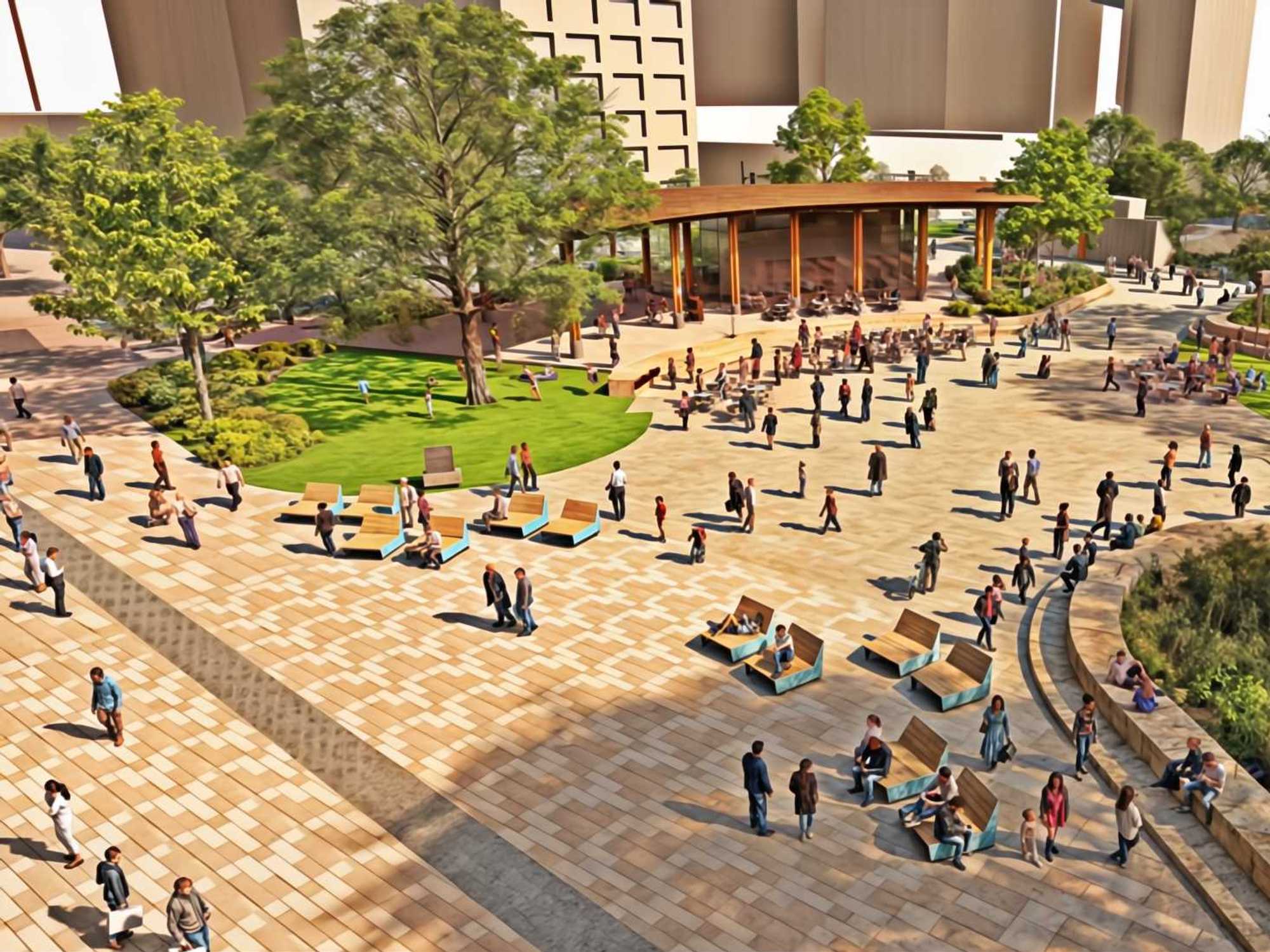 Main Plaza San Antonio conceptual renderings