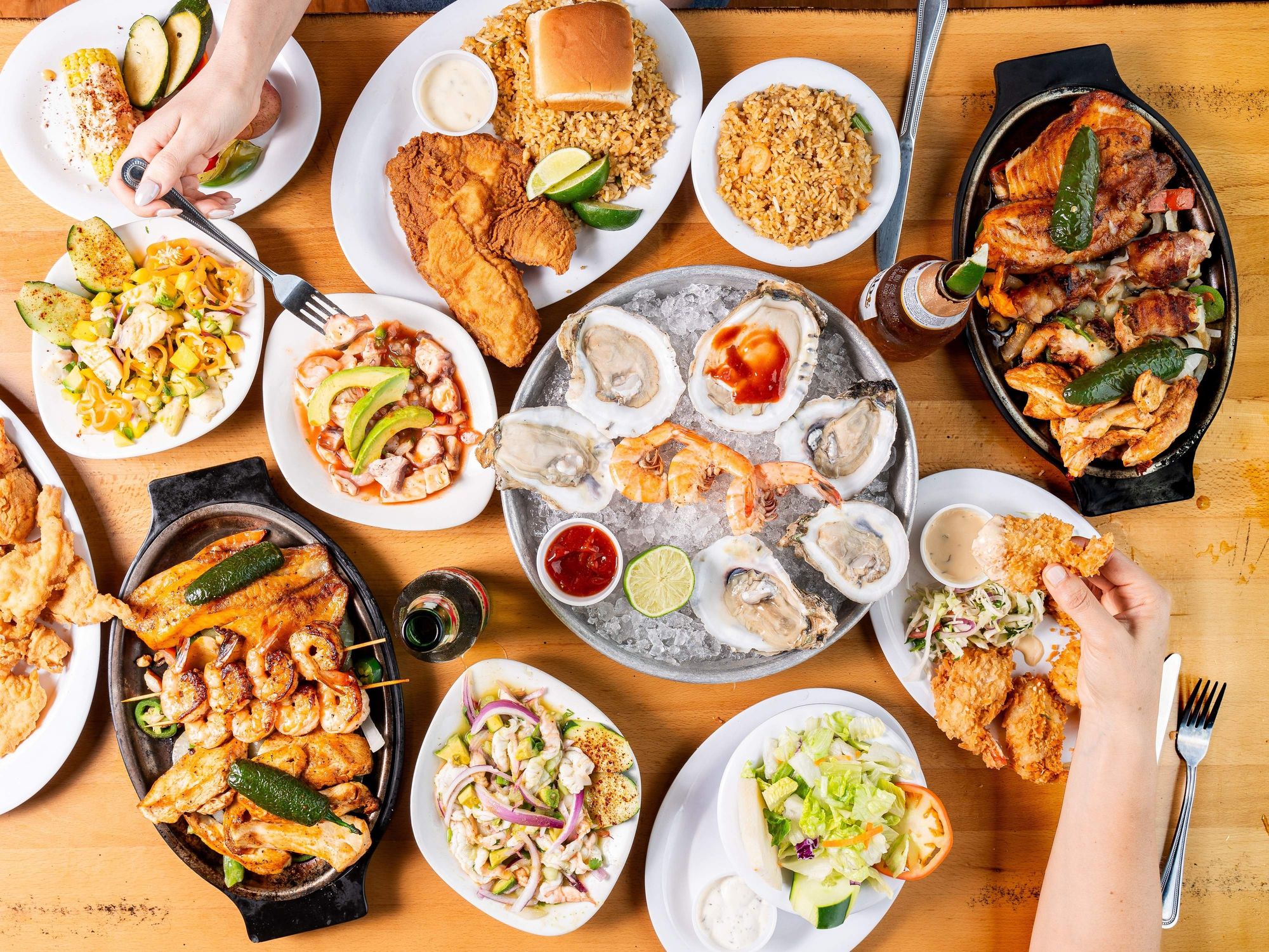 Mambo Seafood dishes