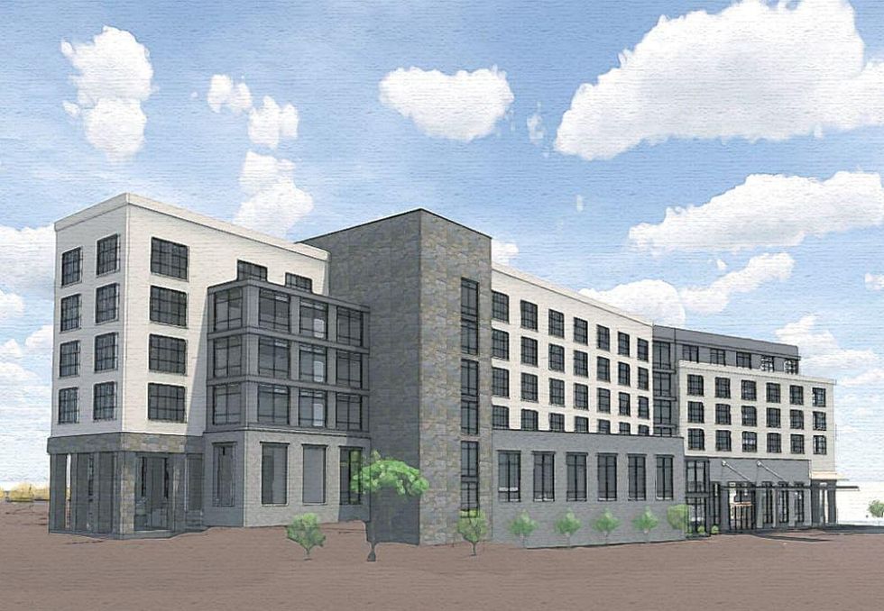 Marble Falls hotel rendering