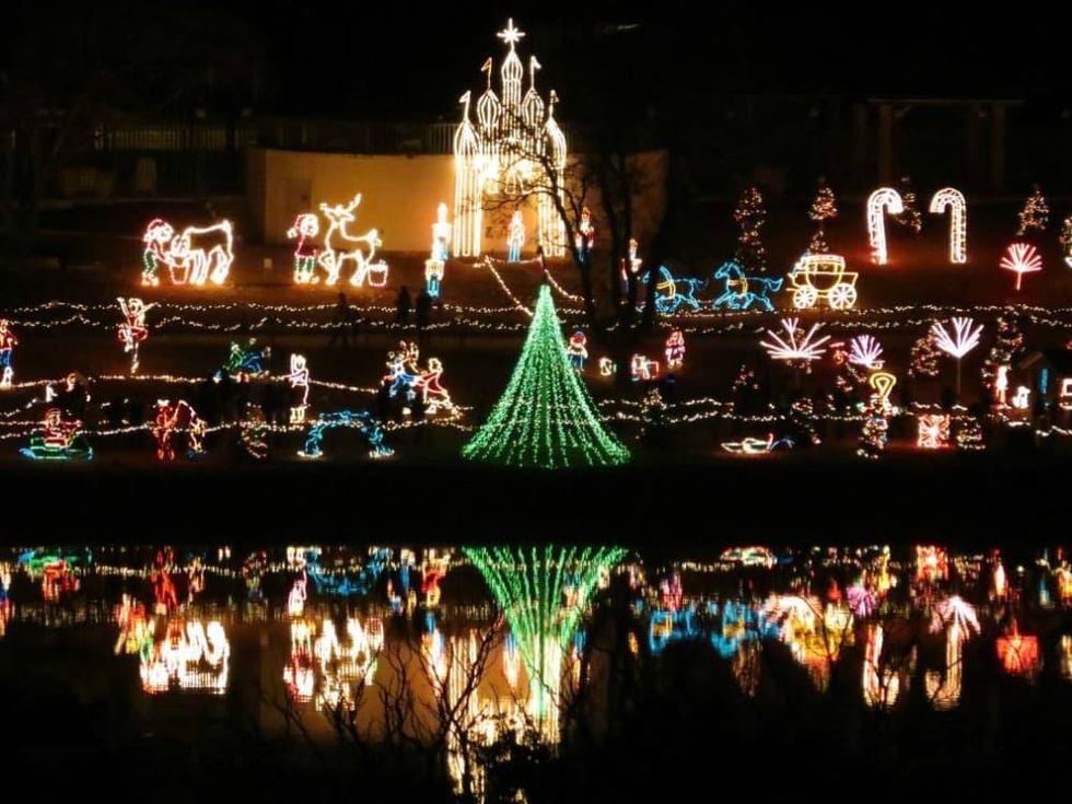 Marble Falls Walkway of Lights Christmas holiday display