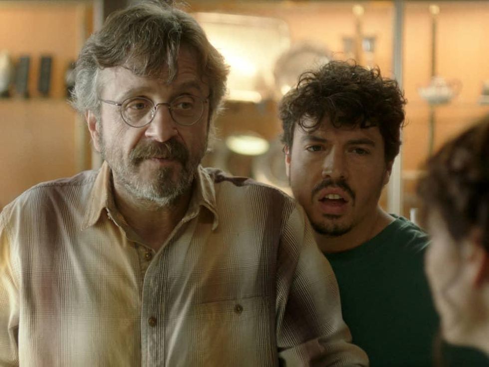 Marc Maron and Jon Bass in Sword of Trust