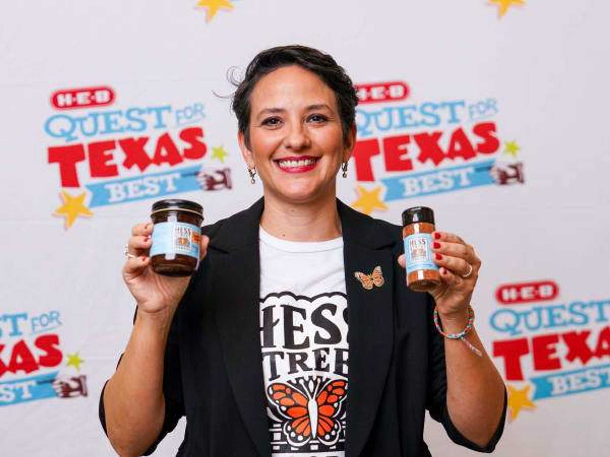 Maria Flores of Hess Street Foods wins first place in H-E-B's Quest for Texas Best