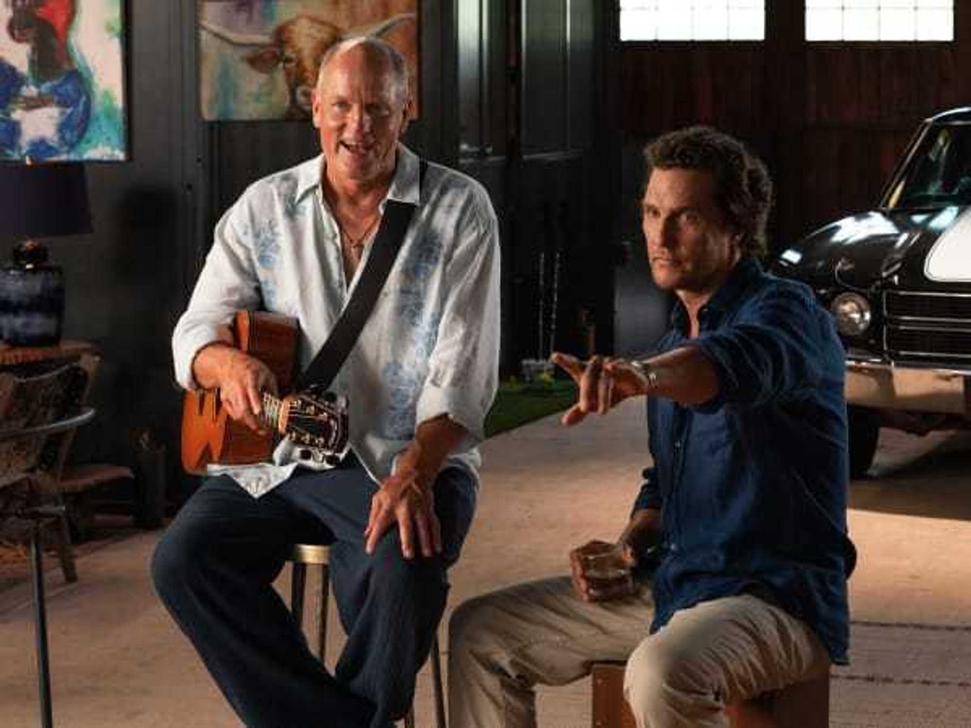 Matthew McConaughey and Woody Harrelson in Brothers on Apple TV