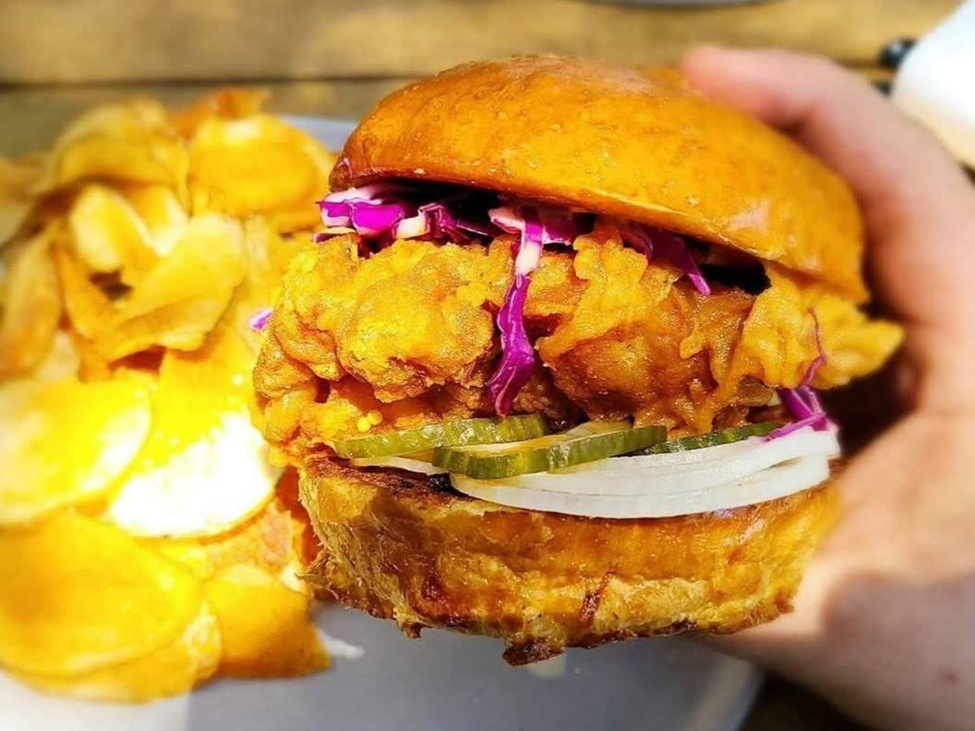 Meadow Neighborhood Eatery chicken sandwich