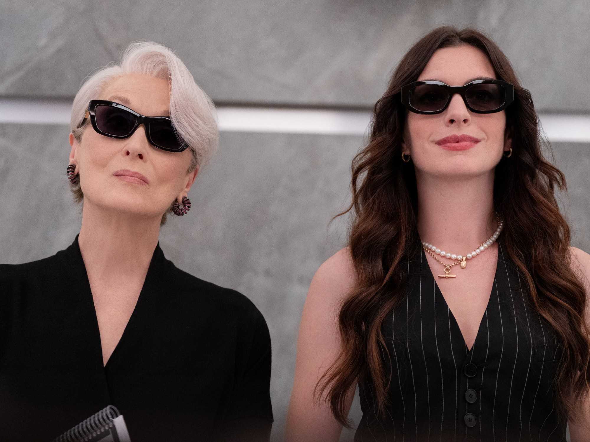 Meryl Streep and Anne Hathaway in The Devil Wears Prada 2