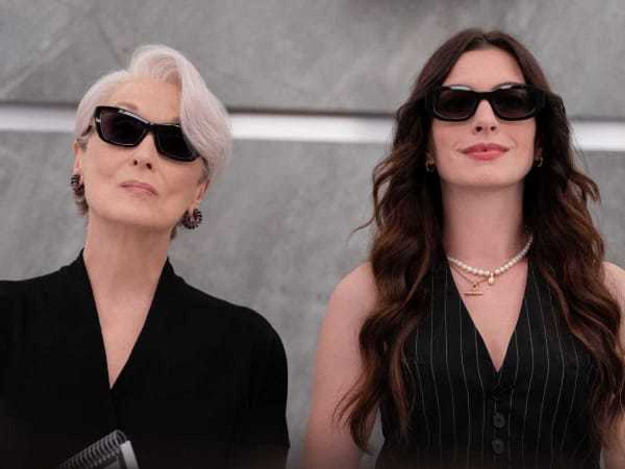 Meryl Streep and Anne Hathaway in The Devil Wears Prada 2