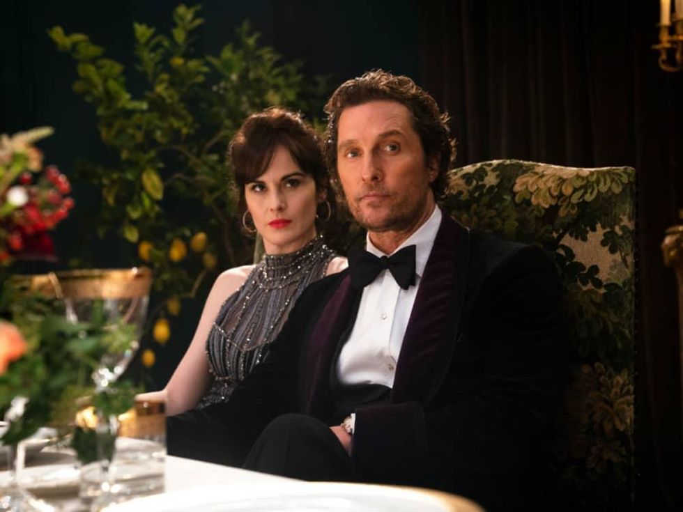 Michelle Dockery and Matthew McConaughey in The Gentlemen