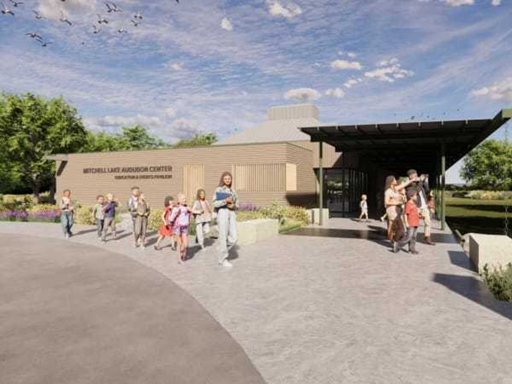 Mitchell Lake Audubon Center, education and events pavilion, San Antonio, South Side, birding, nature preserve