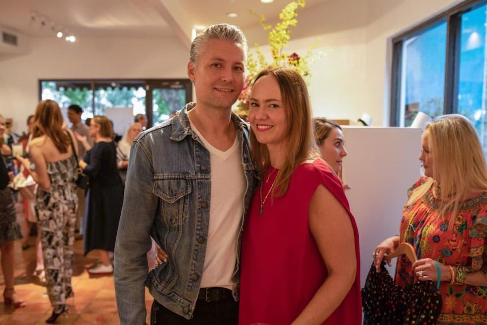 MOSS opening Masha Poloskova and husband