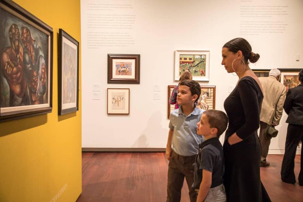 mother son artwork McNay Art Museum