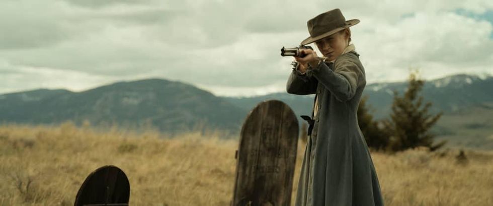 Murder at Yellowstone City movie Houstonian Isabella Ruby as Josephine Wright