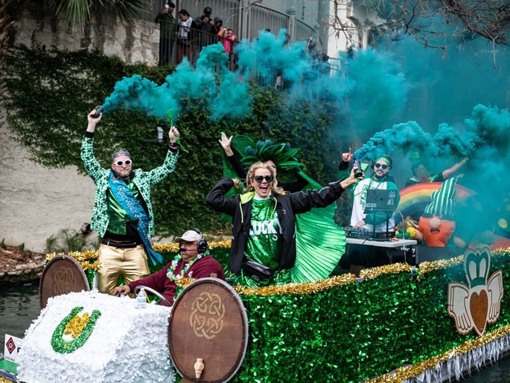 Museum reach river parade San Antonio