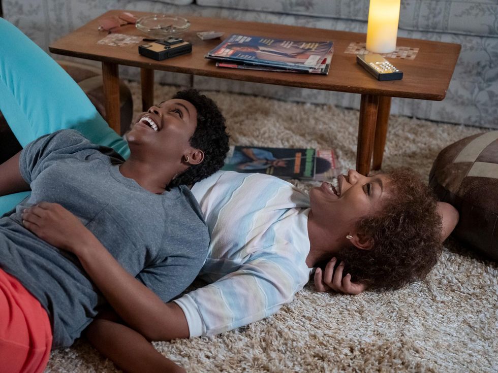 Nafessa Williams and Naomie Ackie in Whitney Houston: I Wanna Dance with Somebody