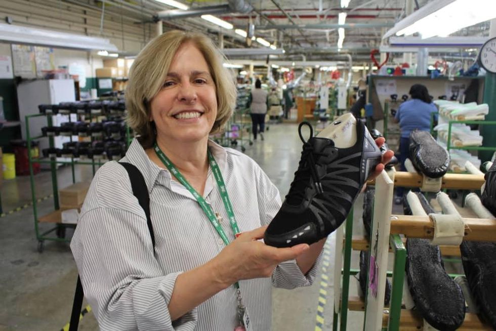 Nancy Richardson of San Antonio Shoemakers