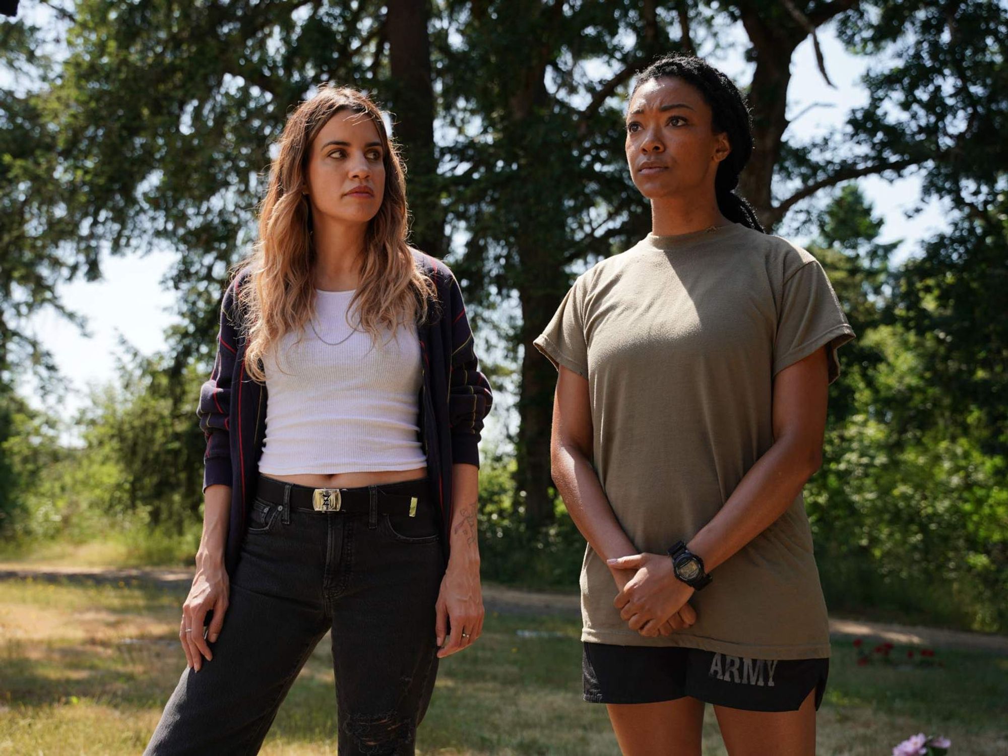 Natalie Morale and Sonequa Martin-Green in My Dead Friend Zoe