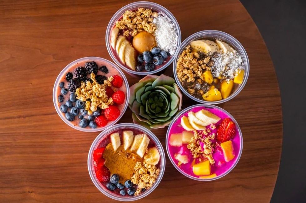 Novo Acai Bowls lineup