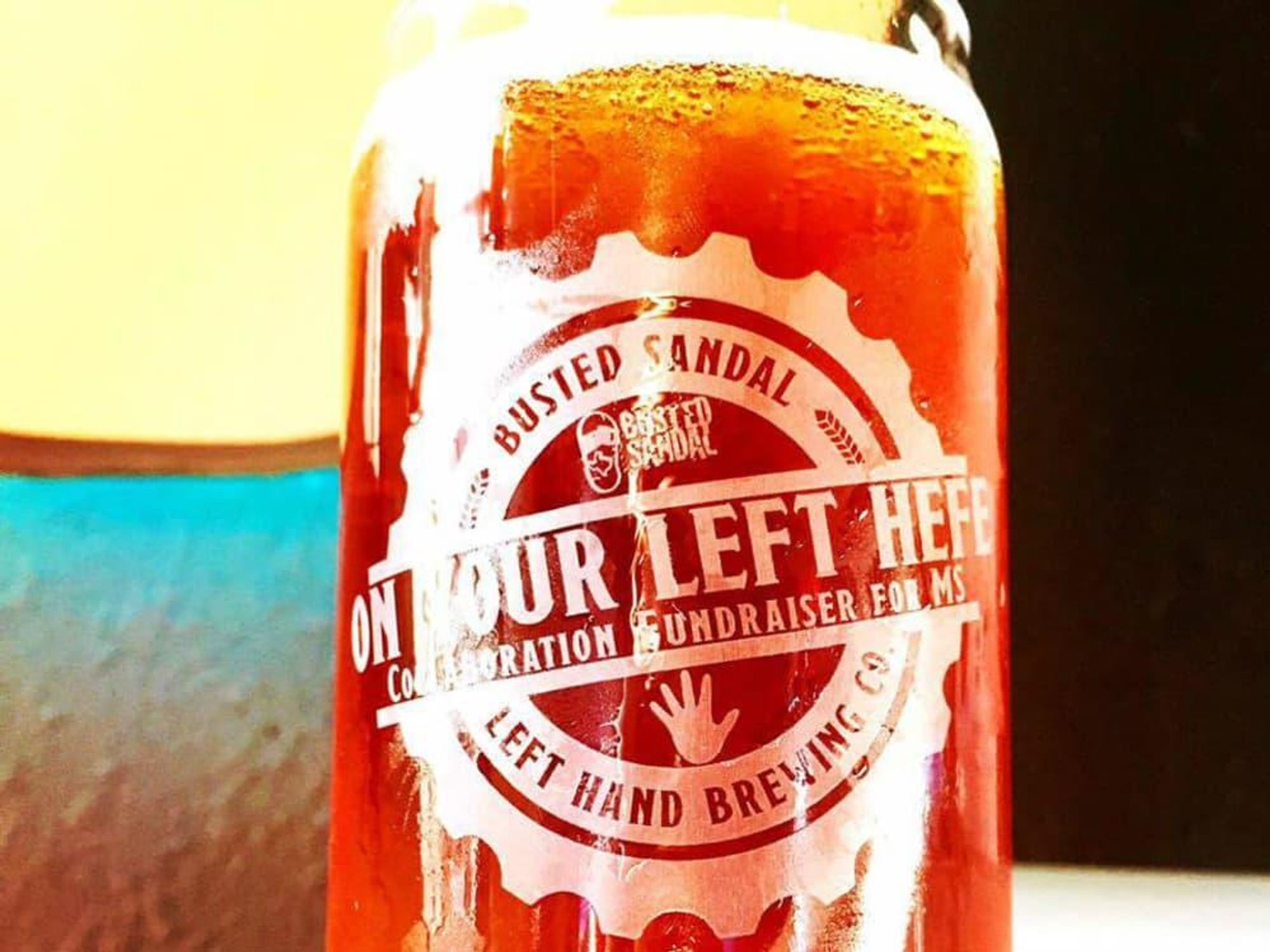 On Your Left Hefe beer