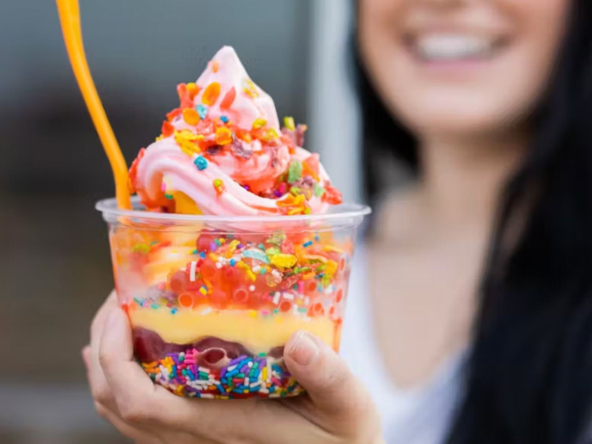 Orange Leaf frozen yogurt